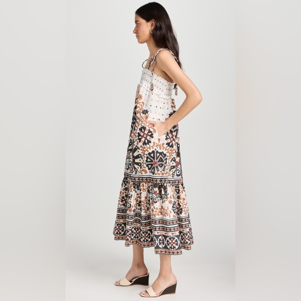 FARM Rio Multicolor Patterned Midi Dress - Picture 2 of 11
